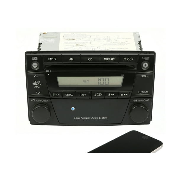 Mazda 200203 MPV AM FM Single Disc CD Radio w Bluetooth