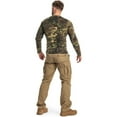 thumbnail image 4 of MIL-TEC Adult Male Long Sleeve T-Shirt, Color: Flecktarn Camo, Size: L (11065021-904), 4 of 5