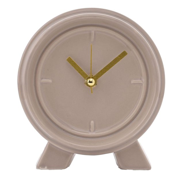 Interval Horloge de Manteau en Céramique - Biscuit