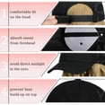thumbnail image 5 of Qlenkay Casquette de Baseball avec Extensions de Cheveux 14 Pouces Droite Courte Coiffure Perruque Réglable Chapeau Attaché Postiche Synthétique pour Femme Blond Cendré Mélange Blond Décoloré Haute Qualité, 5 of 5