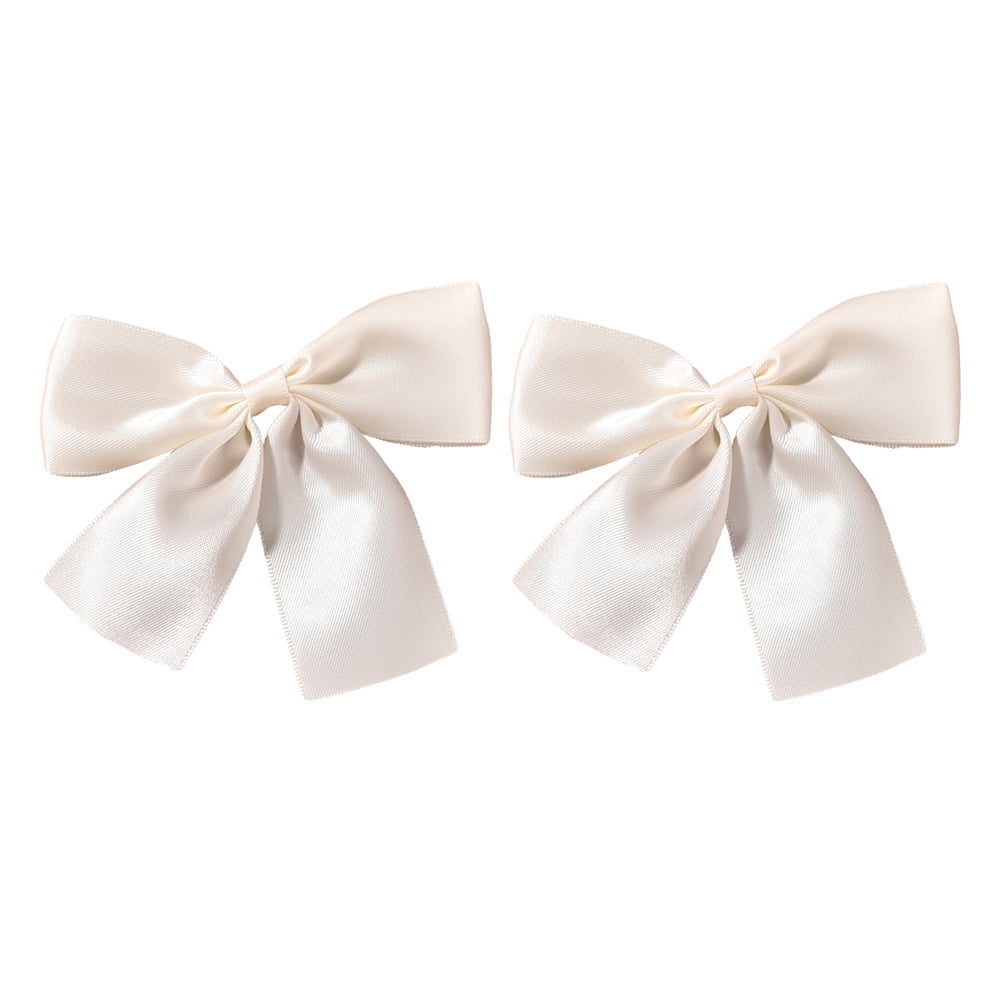 Shein 6pcs Bow Hair Clips for Women, Satin Hair Bows Ribbons for Hair Bowknot Hair Clips with Long Tail, Wedding Bridal Hair Accessories Barrettes, One-Size