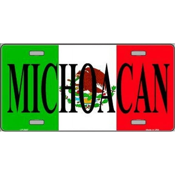 Michoacan Mexico Novelty Metal License Plate Tag