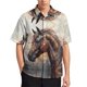 thumbnail image 3 of Camisas con estampado digital de animales y caballos para hombre, camisas hawaianas holgadas informales de manga corta para playa, blusas de gran tamaño para hombre, 3 of 5
