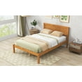 thumbnail image 4 of CoSoTower Platform Bed Frame with Headboard, Wood Slat Support, No Box Spring Needed, Full, Oak, 4 of 9