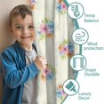 thumbnail image 3 of Pioneer Flower Floral Print Pattern Teens Curtains,Teens Insulated Curtains Set Of 2,Bedroom Essentials,Toddler Room Decor 42"x54", 3 of 5