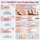 thumbnail image 3 of Set de esmaltes de uñas FZANEST Rubber Base Gel, 6 unidades, 7,5 ml, con Builder, 3 of 6
