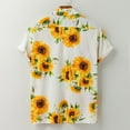 thumbnail image 3 of TIHLMK T-Shirts pour Hommes Chemise Décontractée Hawaïenne à Manches Courtes Colorée d'Été, 3 of 8