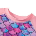 thumbnail image 4 of URMAGIC Baby Toddler Girls Mermaid Fish Rash Guard 2-Piece Swimsuit Set - Long Sleeve Bikini with UPF 50+ Sun Protection 7-8 Years, 4 of 12