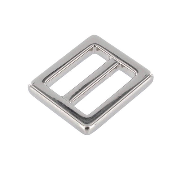 B7102 Nickel Plate, Square Double Loop, Solid Brass-LL, Multiple Sizes