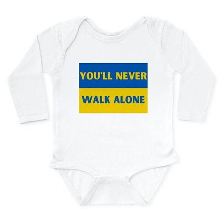 

CafePress - You Ll Never Walk Alone Pro Ukrain Body Suit - Long Sleeve Infant Bodysuit