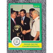 1984 Star Co. Celtics Champs Champions Prior Celtic Champs #23 David Stern Red Auerbach Basketball Card Boston Celtics NBA Basketball Trading Card