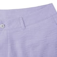 thumbnail image 6 of Aofany Casual Linen Outfits for Women Set 2 Piece Comfy Plus Size Outfits Crew/V Neck Sleeveless Tank Tops and Straight Leg Pants Loungewear Set, 6 of 8
