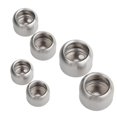 thumbnail image 2 of Soporte de tubo de armario Baoblaze 4 piezas Acero inoxidable Tono plateado, 2 of 8