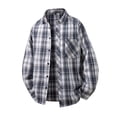 thumbnail image 1 of Chemise Décontractée à Manches Longues à Carreaux pour Hommes avec Col Classique pour Usage Quotidien et Style Polyvalent, 1 of 3