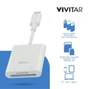 Vivitar Mobile Micro SD Compact Flash Card Reader with USB Adapter for Memory Cards