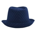 thumbnail image 3 of Kmdttou Men Women Same Style Fashion Stripe Straw Knitted Hat Sunscreen Sunshade Hat British Jazz Hat ,UPF50+ Wide-Brim Sun Hat, 3 of 5
