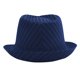 thumbnail image 3 of Sombreros para hombre y mujer, estilo clásico, a rayas, de paja, de punto, protector solar, jazz británico, de poliéster., 3 of 5