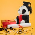 thumbnail image 4 of FELTECHELECTR Muñeco de peluche de panda de graduación, muñeco de panda de peluche con birrete de doctorado, regalo de graduación, 4 of 7