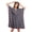 Slate Gray2, variant on Moomaya Short Caftan Cover Up Dress Printed Women Kaftan Beachwear Cover Up