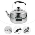 thumbnail image 3 of LEEYNEER Bouilloire Théière Sifflante en Acier Inoxydable pour Cuisinière Électrique Véhicule Récréatif Extérieur, 3 of 6