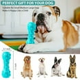 thumbnail image 4 of DEELLEEO Dogs Indestructible Rubber Bone Toys For Aggressive Chewer Durable Tough Squeaky Toothbrush Toy Funny Interactive Pets Toy For Small Medium Large Dog, 4 of 5