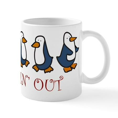 

CafePress - Chillin Out Penguins Mug - Ceramic Coffee Tea Novelty Mug Cup 11 oz