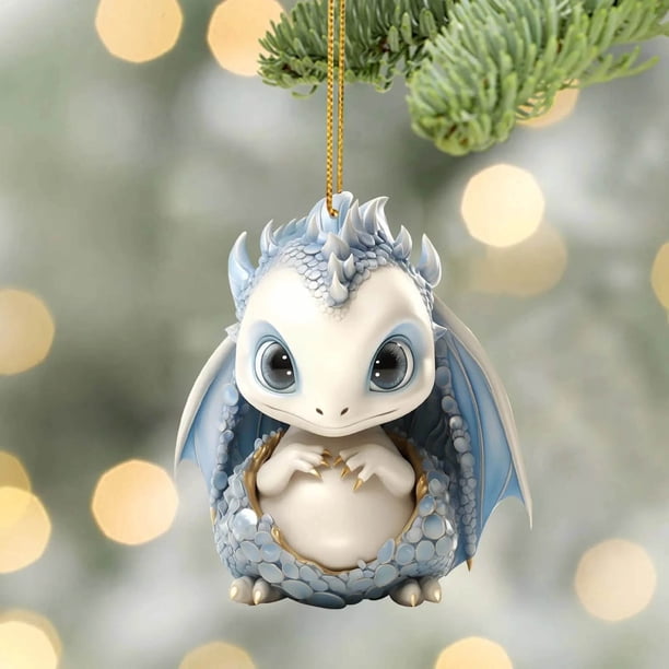 1 Adorno Navideño para Árbol de Navidad 2024, Acrílico, para Colgar En El Árbol, Fiestas, Coches, Decoración Del Hogar.