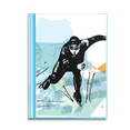 thumbnail image 1 of Winter Sport Speed Skating Male Athletes Book Sheet Protectors Portfolio Binder Folder, 1 of 3