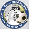 thumbnail image 3 of CafePress - Soccer Blind Squirrel White T Shirt - Men's Classic Graphic T-Shirt, 3 of 4