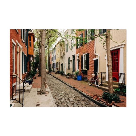 Panama Street, Philadelphia 04 - Philadelphia Pennsylvania Photography Unframed Wall Art Print 5 x 7 inches