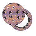 Bar Stool Covers, shiny cat bat skull pumpking spider NonSlip Bar