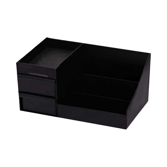 Men’s Plastic Countertop Storage Organizer, Multi-Layer Skincare & Perfume Display Rack for Bathroom and Dresser
