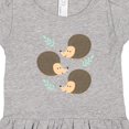 thumbnail image 4 of Inktastic Hedgehog for Girls Girls Toddler Dress, 4 of 5