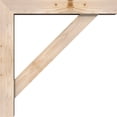 thumbnail image 3 of Ekena Millwork 5 1/2"W x 30"D x 30"H Traditional Block Smooth Bracket w/ Offset Brace, Douglas Fir, 3 of 25