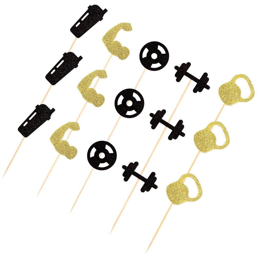 36 Stück Friseur-Cupcake-Topper – Kartenpicks Mit Stiel, 6,5x12 Cm, Für Beauty-Themenpartys, Geburtstag, Deko
