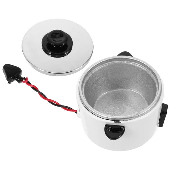 Mini Electric Cooker Simulation Rice Cooker Model 1 Set Mini House Decor Kitchen Rice Cooker