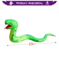 thumbnail image 4 of Decoración inflable DomKom Halloween Snake de 3,9 m con LED, 4 of 6