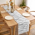 thumbnail image 3 of Table Runner 72 Inches Long for Kitchen Dining, Black Branches Dresser Scarf Farmhouse, Dining Table Decorations for Wedding/Parties, Modern Abstract Art Forest Silhouettes 18 x 72 In, 3 of 8