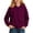 Wine -AK11, variant on Nestiefly Zip Up Hoodies For Girls Oversized 2026 Y2K Hoodies Casual Long Sleeve Sweatshirts Fall Spring Track Jackets Red 110