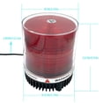 thumbnail image 2 of Luces De Advertencia Intermitentes Para Coche De 12W, Luz De Advertencia Estroboscópica Led, Luz Intermitente Giratoria De Techo Magnético Para Quitanieves, Camiones, Tractores Kearding VI012438-02, 2 of 6
