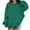 Dark Green, variant on Fgnfyis Boys and Girls Long Sleeve Pullover Solid Casual Hoodie with Pocket Cozy Lined Hoodies for Kids for Toddler Pink 10-11 Years