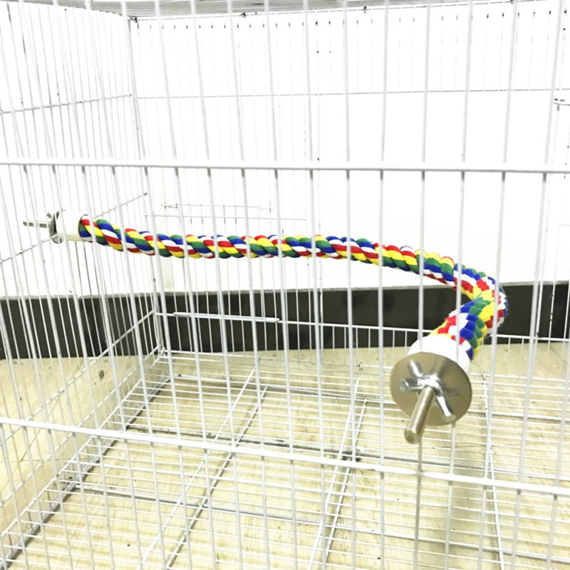 Colorful Bird Rope Perches Cage Comfy Perch Parrot Toys For Cotton