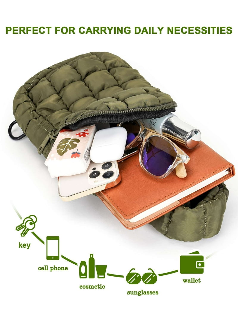 Gustave Quilted Puffer Sling Bag for Women Men Small 