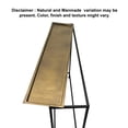thumbnail image 3 of Aurelia 48" Console Sofa Table Antique Bronze Tray Top Aluminum Black Iron Frame, 3 of 7