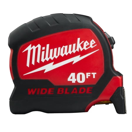 UPC: 0045242533480 | Milwaukee-48-22-0240 40Ft Wide Blade Tape Measure
