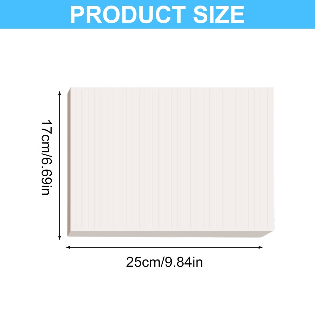3 Pcs Writing Pad Set Blank Note Pads Draft Paper Graphing Pad Calculation Pad
