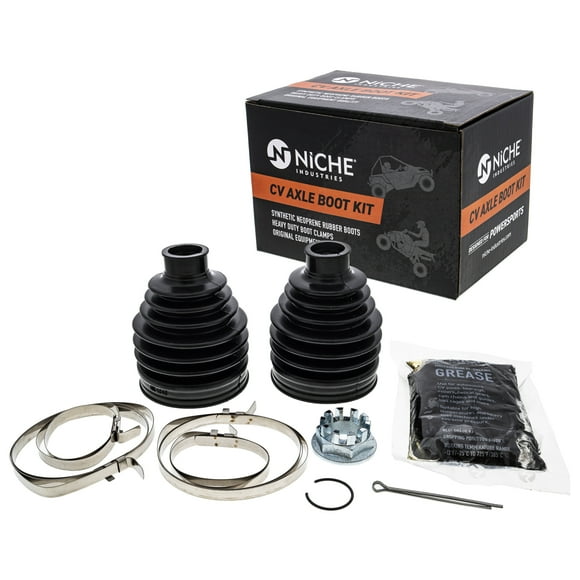Niche Front CV Axle Boot Kit for 44340-HL3-601 Honda Pioneer 500 UTV 519-KCV2273B