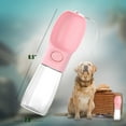 thumbnail image 4 of 2 Pack Dog Water Bottles, 12oz Leak Proof Portable Pet Water Dispenser for Outdoor Walking, Hiking, Travel (Blue & Pink), 4 of 5