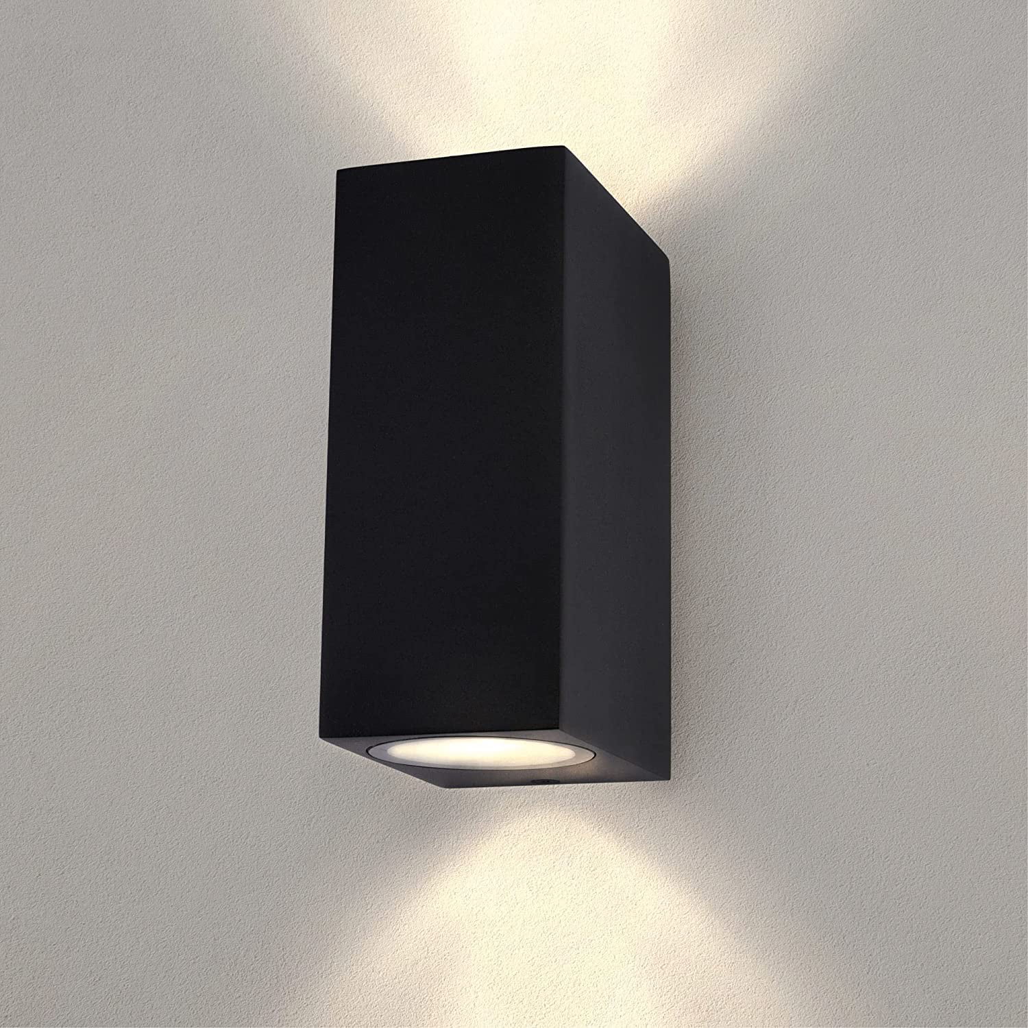 Modern LED Stainless Steel Mini Cube Single Outdoor Wall Light Lamp LED GU10 