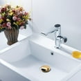thumbnail image 2 of Pop-Up Bathroom Sink Drain with Overflow Brushed Gold, 2 of 8